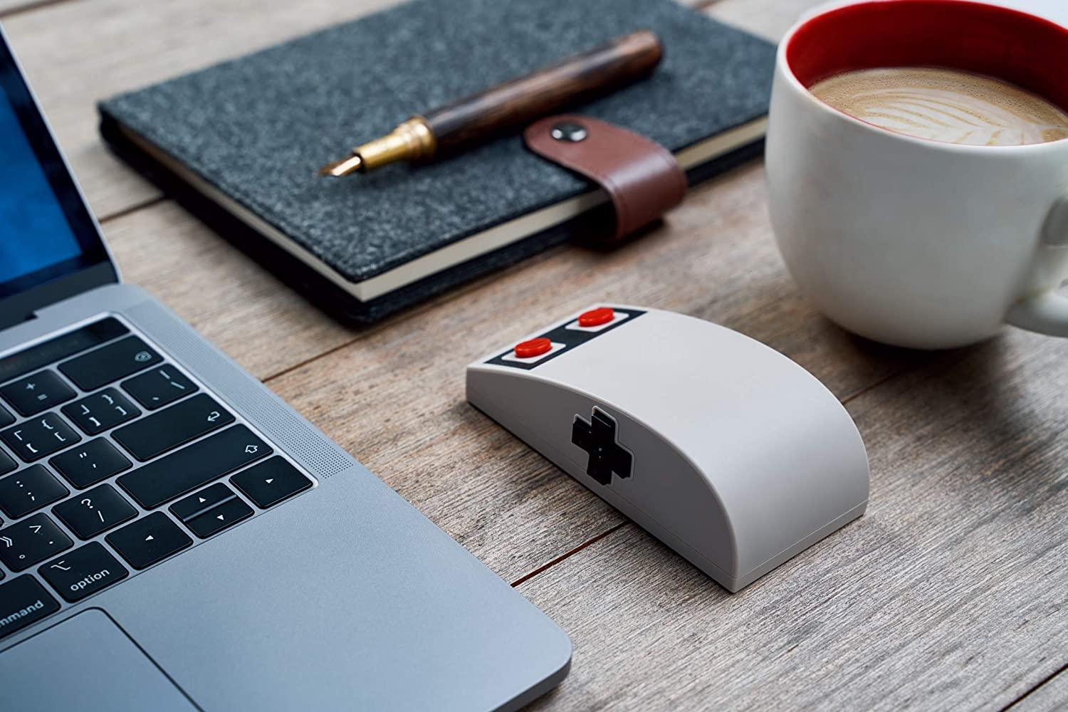 8BitDo N30 2.4G Wireless Mouse - Desktop Mouse Design with Retro-Inspired Styling