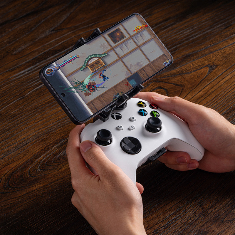 8BitDo Mobile Gaming Clip for Xbox Controllers - Controller Mount Edition for Mobile Gaming