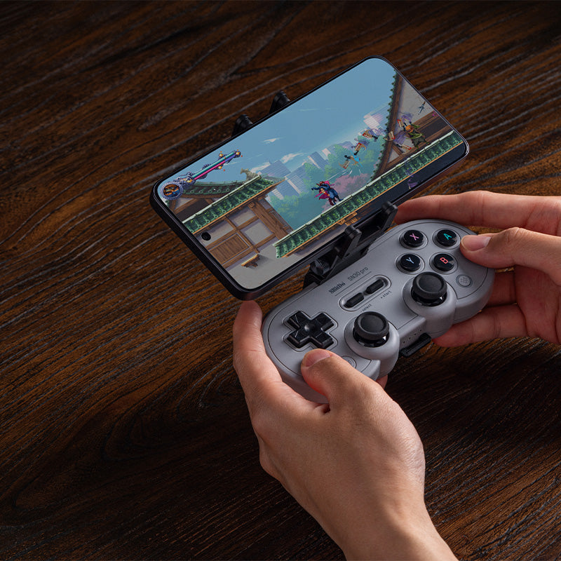 8BitDo Mobile Clip for SN30 Pro - Controller Mount Edition for Mobile Gaming
