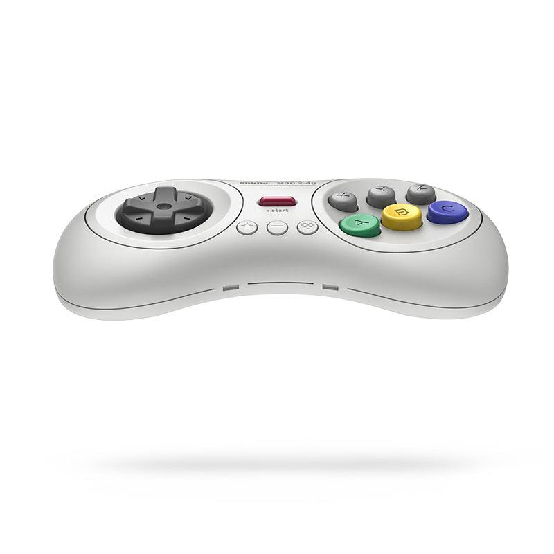 8BitDo M30 2.4G Controller for Sega Genesis Mini & Mega Drive Mini - Gamepad Design for Flexible Everyday Play