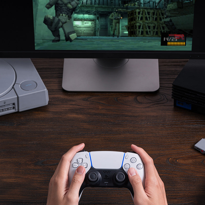 8BitDo Retro Receiver for PS1 PS2 - Receiver Design for Compatible Gaming Devices