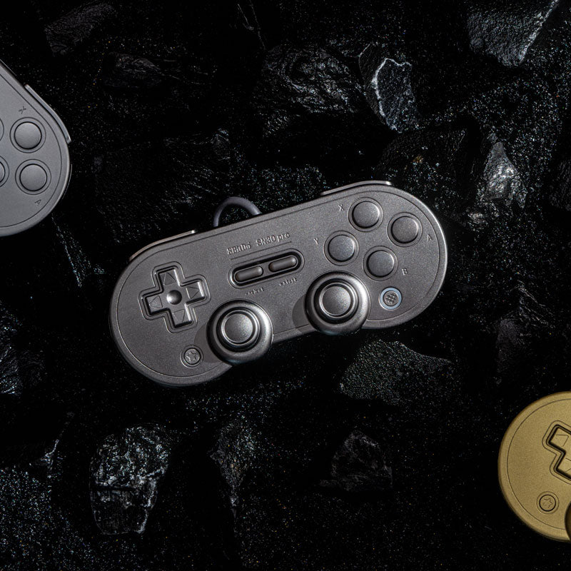 8BitDo SN30 Pro - Space Gray Limited Edition - Gamepad Design for Flexible Everyday Play