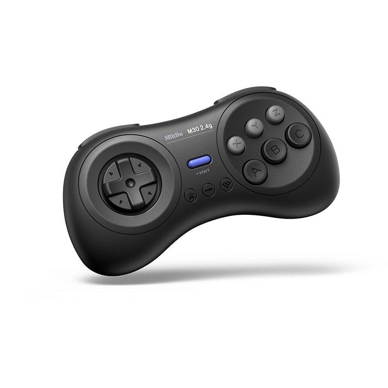 8BitDo M30 2.4G Controller for Sega Genesis Mini & Mega Drive Mini - Gamepad Design for Flexible Everyday Play