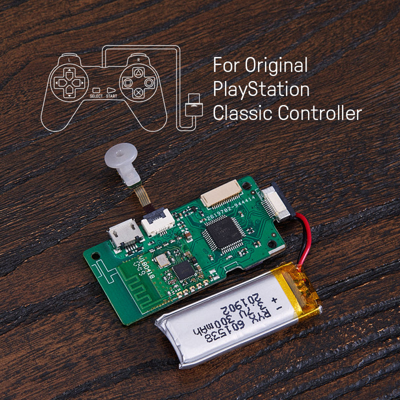 8BitDo Mod Kit for Original PlayStation Classic Controller - Controller Upgrade Kit for Compatible Original Hardware
