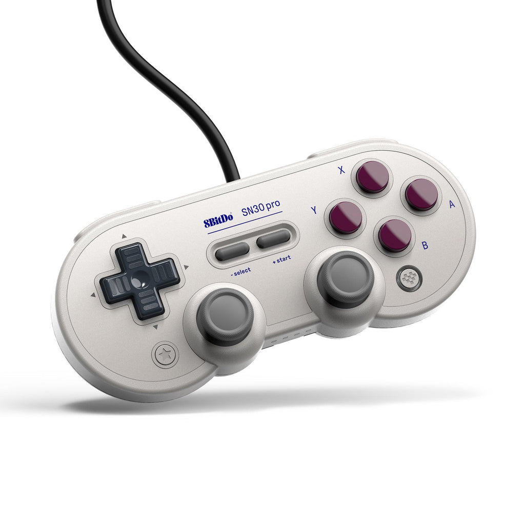 8BitDo SN30 Pro Wired Controller - Gamepad Design for Flexible Everyday Play