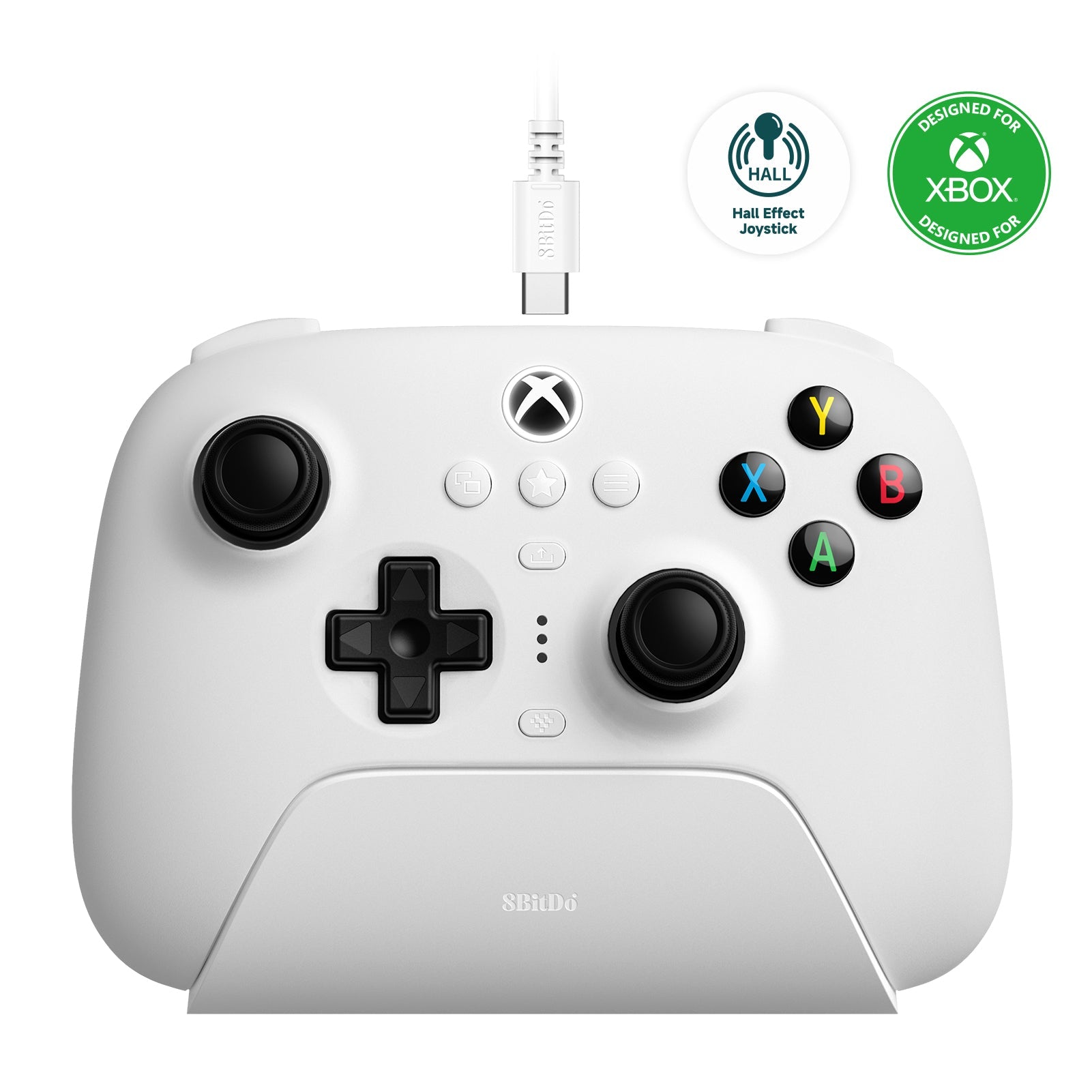 8BitDo Ultimate 3-mode Controller for Xbox (Wired for Xbox Series X|S and Xbox One Wireless for Windows and Android) - Gamepad Design for Flexible Everyday Play