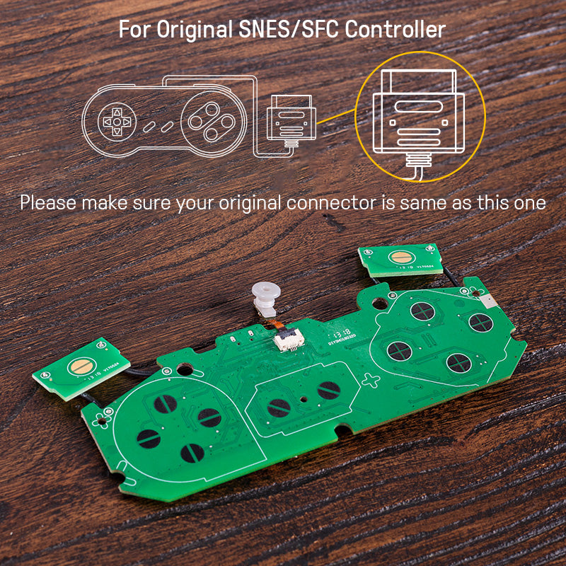 8BitDo Mod Kit for Original SNES/SFC Controller（Original） - Controller Upgrade Kit for Compatible Original Hardware
